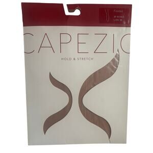CAPEZIO STRETCH FOOTED Nude Tights #N14C LSN M Child Size Medium Dance, NEW